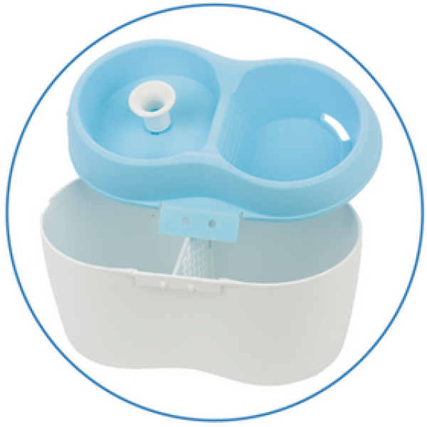 Cat H2O Fresh & filtered water Machine  活性碳除口臭飲水機 (藍+白) 2L